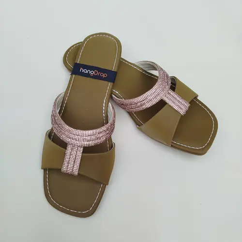 Medicated Sole Soft Fancy Chappal for Ladies (hd501) gomultan