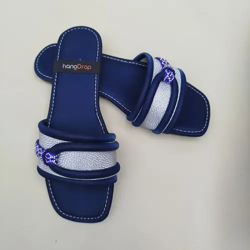 Medicated Sole Soft Fancy Chappal for Ladies (hd502) by go multan