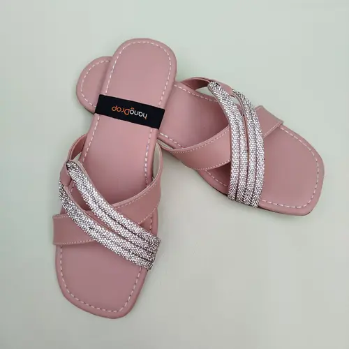 Medicated Sole Soft Fancy Chappal for Ladies (hd505) by GoMultan